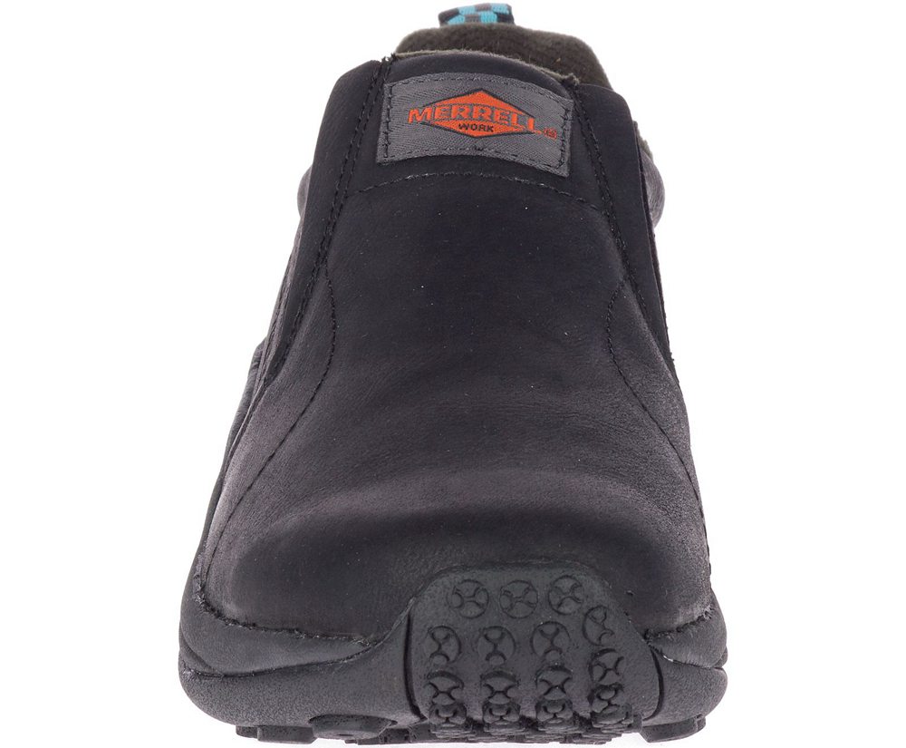 Merrell Barefoot Sko Dame - Jungle Moc Læder Sr Work - Sort - KQW324976